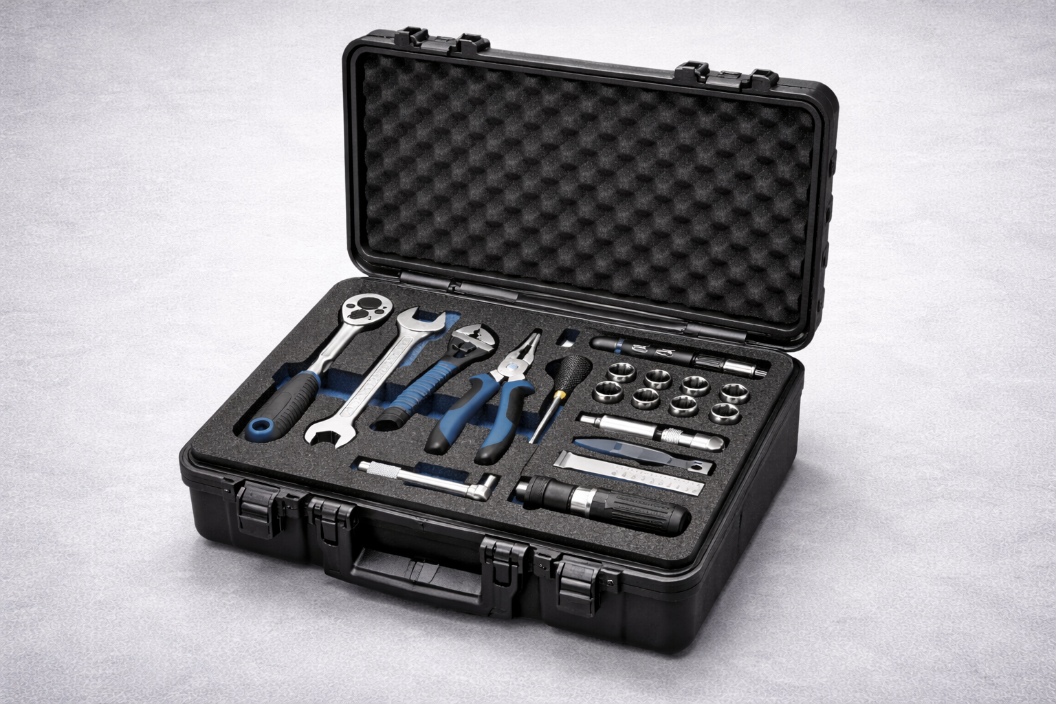 Werkzeugeinlage aus Schaumstoff